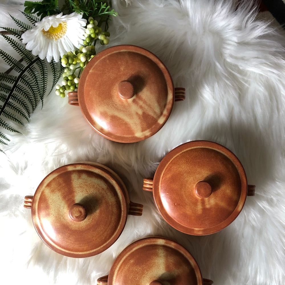 Soup Crocks from France - Magnificent Set of 4 -